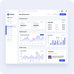 Financial Dashboard Screenshot