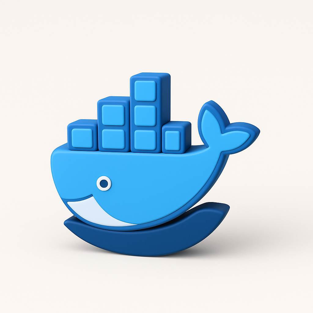 Docker and Docker Compose logo - Containerization technology