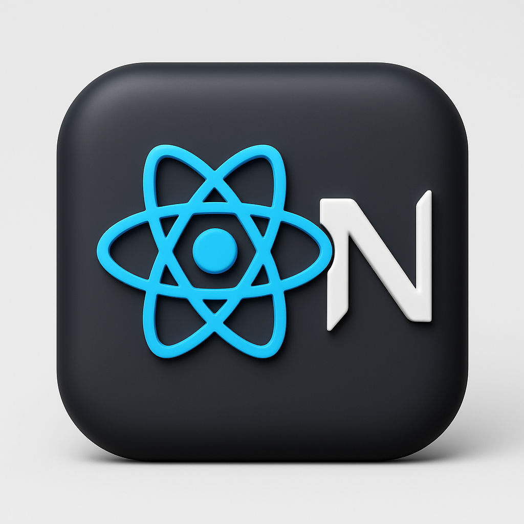 React and Next.js logo - Frontend development frameworks